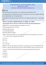 Đề thi giữa học kì 1 Vật lí 10 Chân trời sáng tạo - Đề số 6